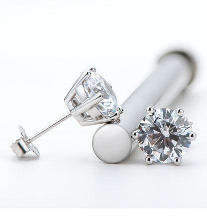 DEC Queenie-D Moissanite Earrings