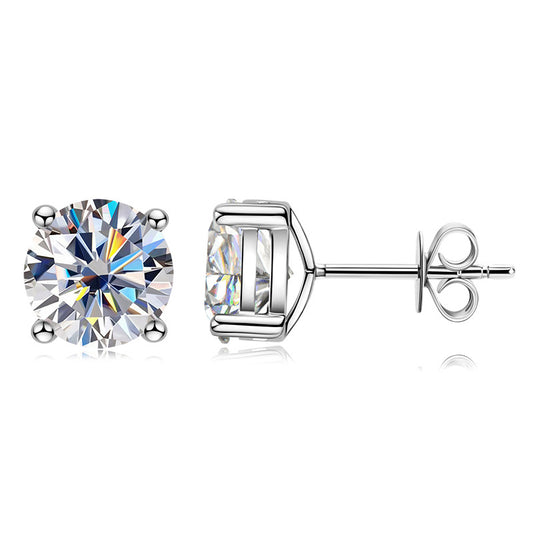 DEC Bright Moissanite Earrings