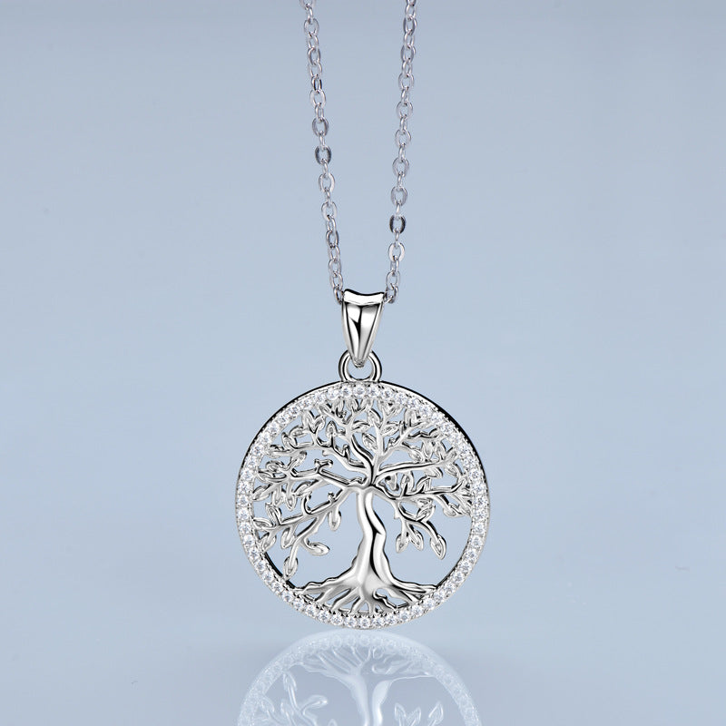 DEC World of Tree Moissanite Necklace