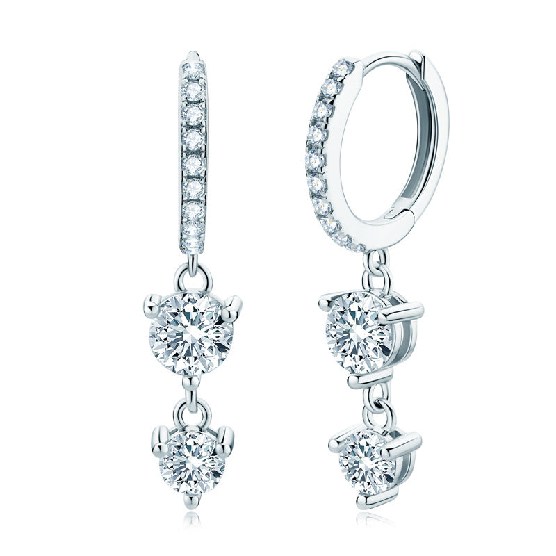 DEC Luv Moissanite Earrings