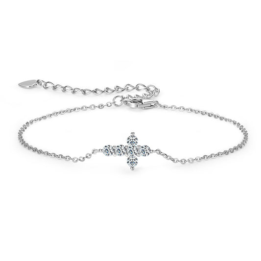 DEC God's Love Moissanite Bracelet