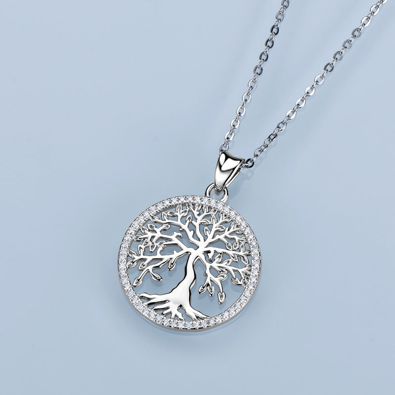 DEC World of Tree Moissanite Necklace