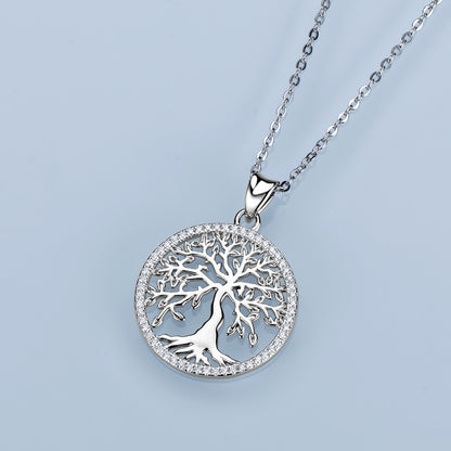 DEC World of Tree Moissanite Necklace