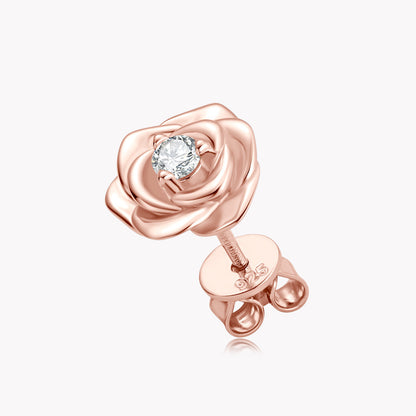 DEC Classic Rose Mossanite Earring